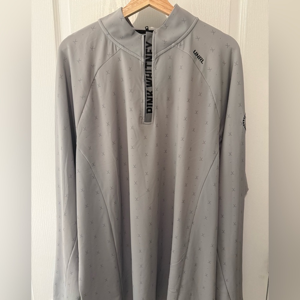 UNRL x Barstool Sports Pink Whitney Highlands 1/4 Zip Pullover XXL Golf NWT